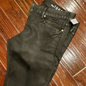 Gap 1969. Black coated boot cut Jeans